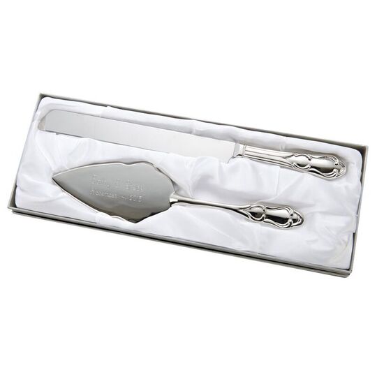 Elegant Handled Cake Knife & Server